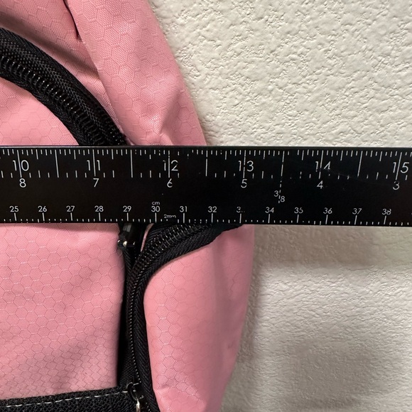 CROCS Backpack Crossbody Pink & Black Sling Gorpcore Nylon - Picture 8 of 11